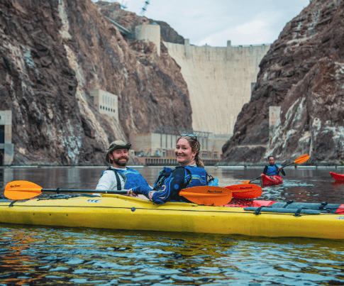 Kayak Hoover Dam & Hot Springs Hike in Boulder City, NV