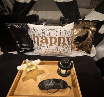 New Years Eve Teepee Sleepovers in Scottsdale - At-Home Glamping for Kids & Families