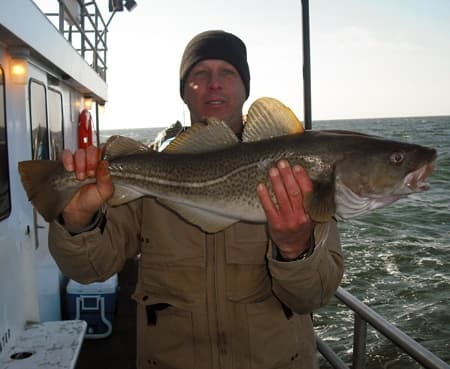 Full Day Sea Bass Fishing Charter in Brielle, NJ: Senior Thursday Special on the 100' Paramount