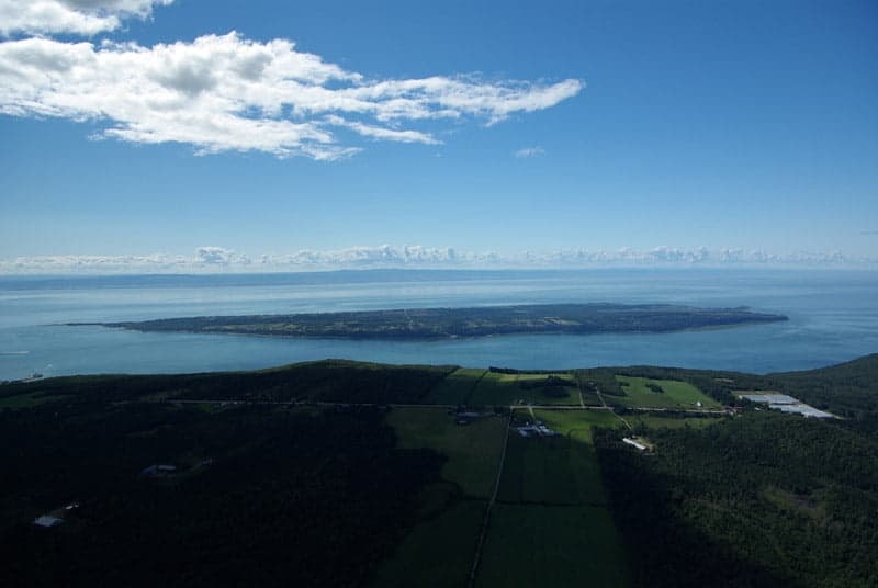 Aerial Views of Baie-St-Paul with Héli-Charlevoix