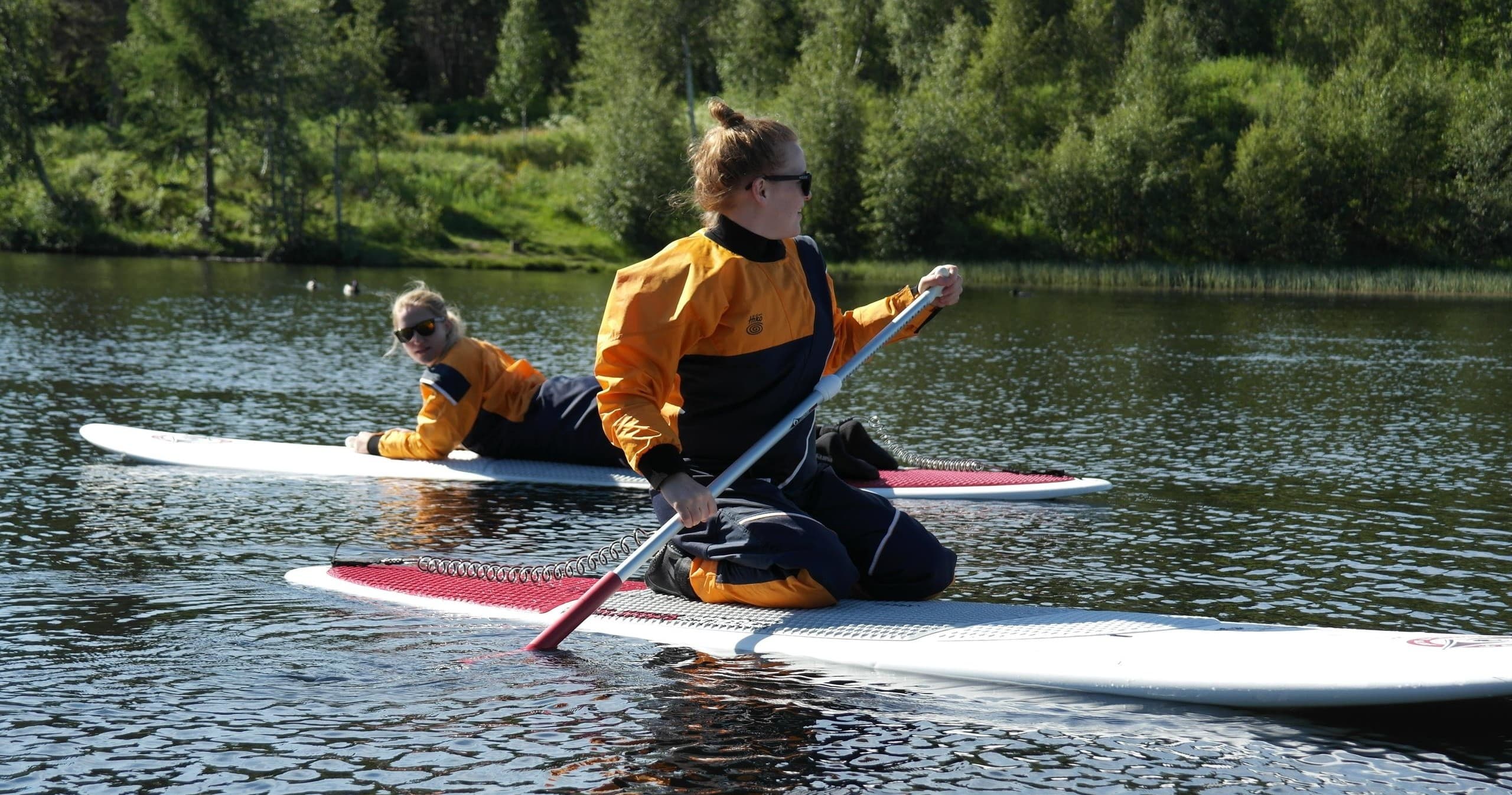 Stand-Up Paddleboarding on Nidelven with Trondheim Kajakk