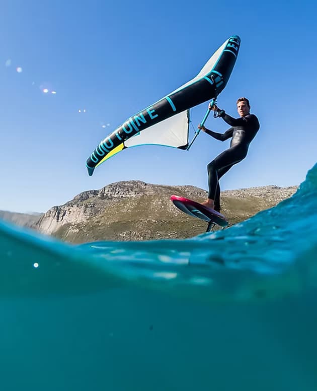 Wingfoiling in Weymouth with One Ten Kite & Wing LTD