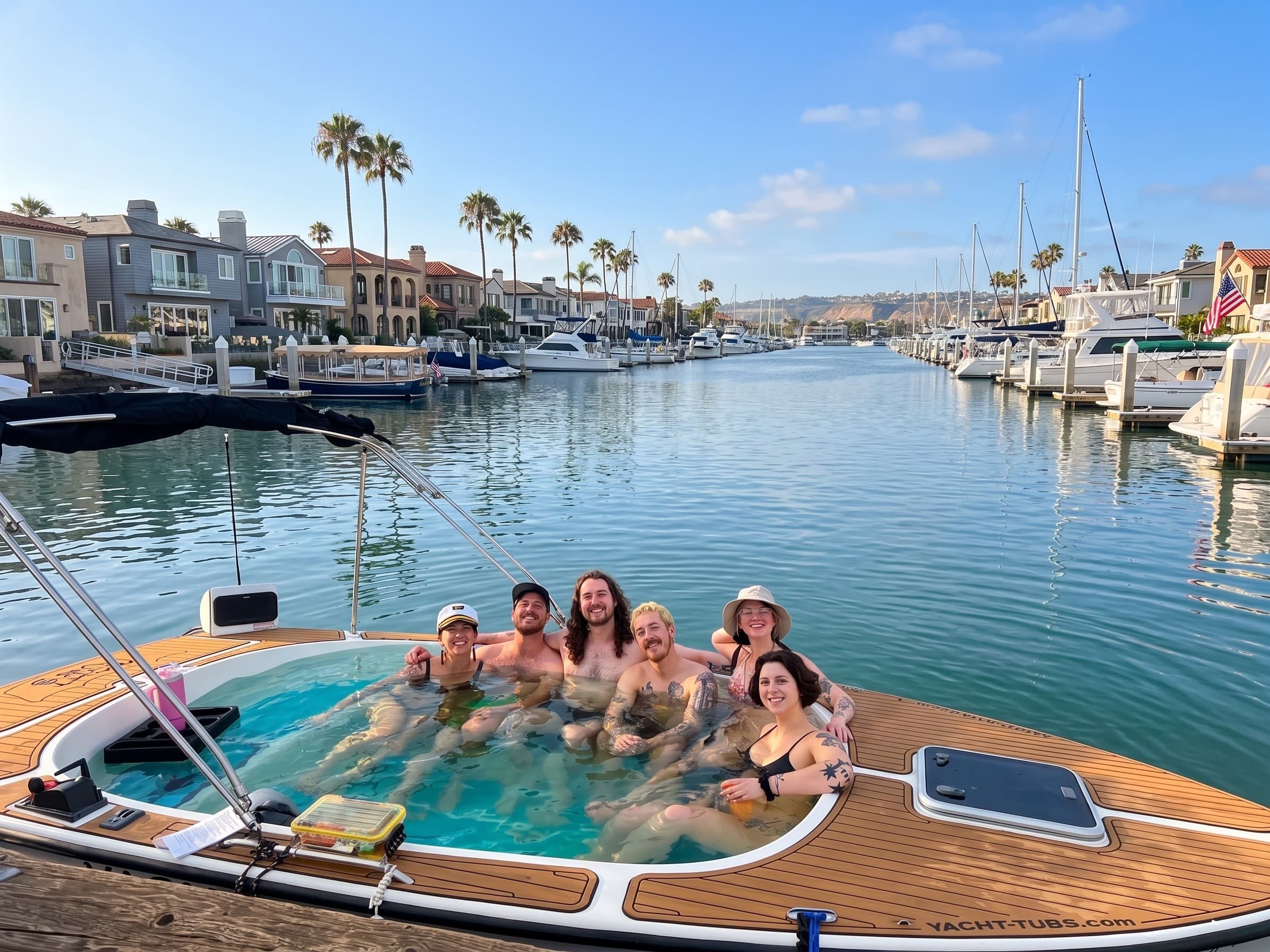 SoCal's Only Hot Tub Boat: Private 2-Hour Cruises in Newport Harbor