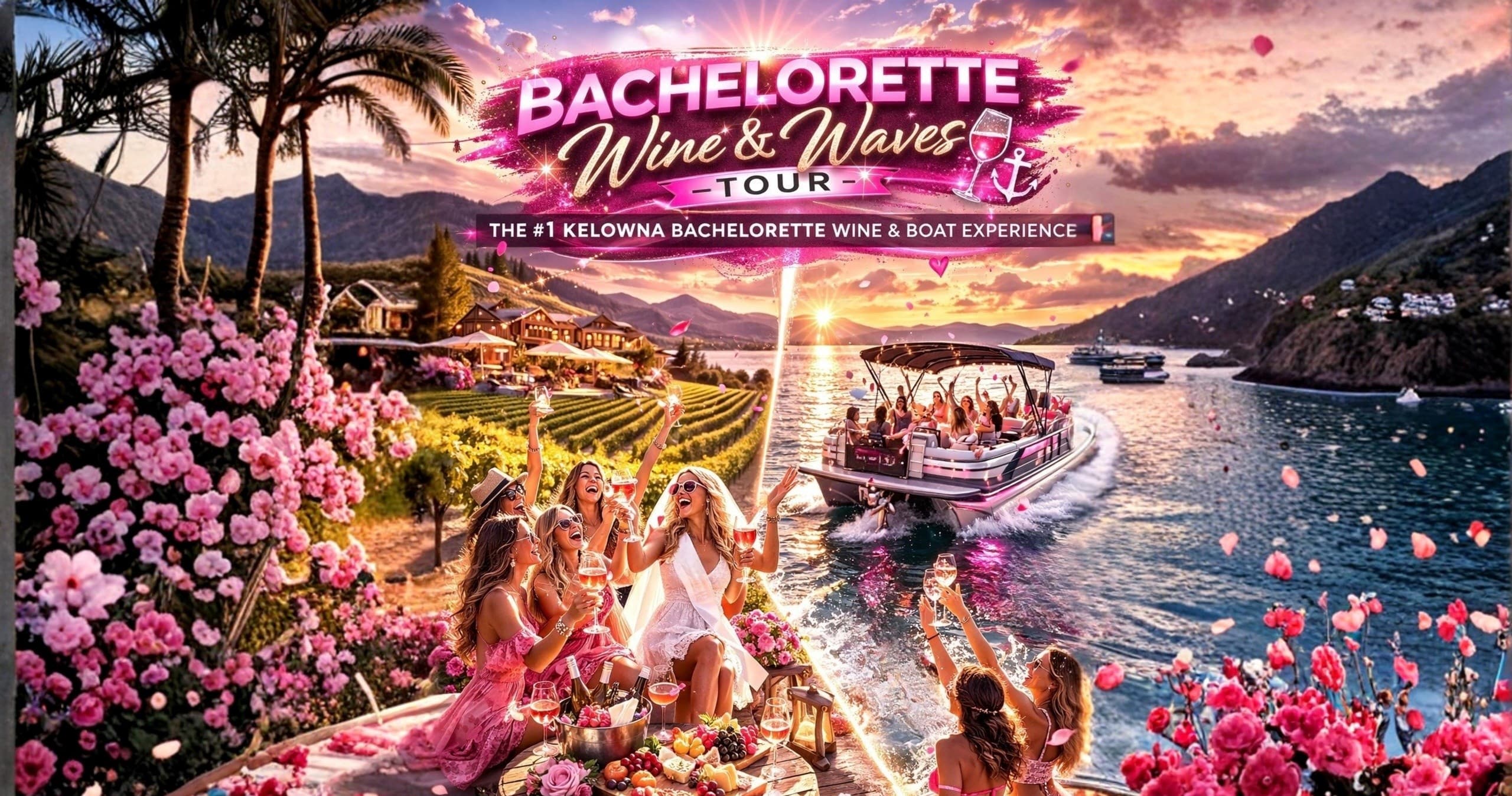 Sip, Sail, and Celebrate: Bachelorette Wine & Waves Tour on Okanagan Lake photo 1
