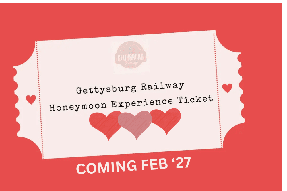 Gettysburg Loves Love Honeymoon Express: Valentine Train Ride Through Pennsylvania Countryside
