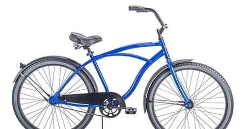 Blue cruiser bike for casual coastal rides in Biscayne Key