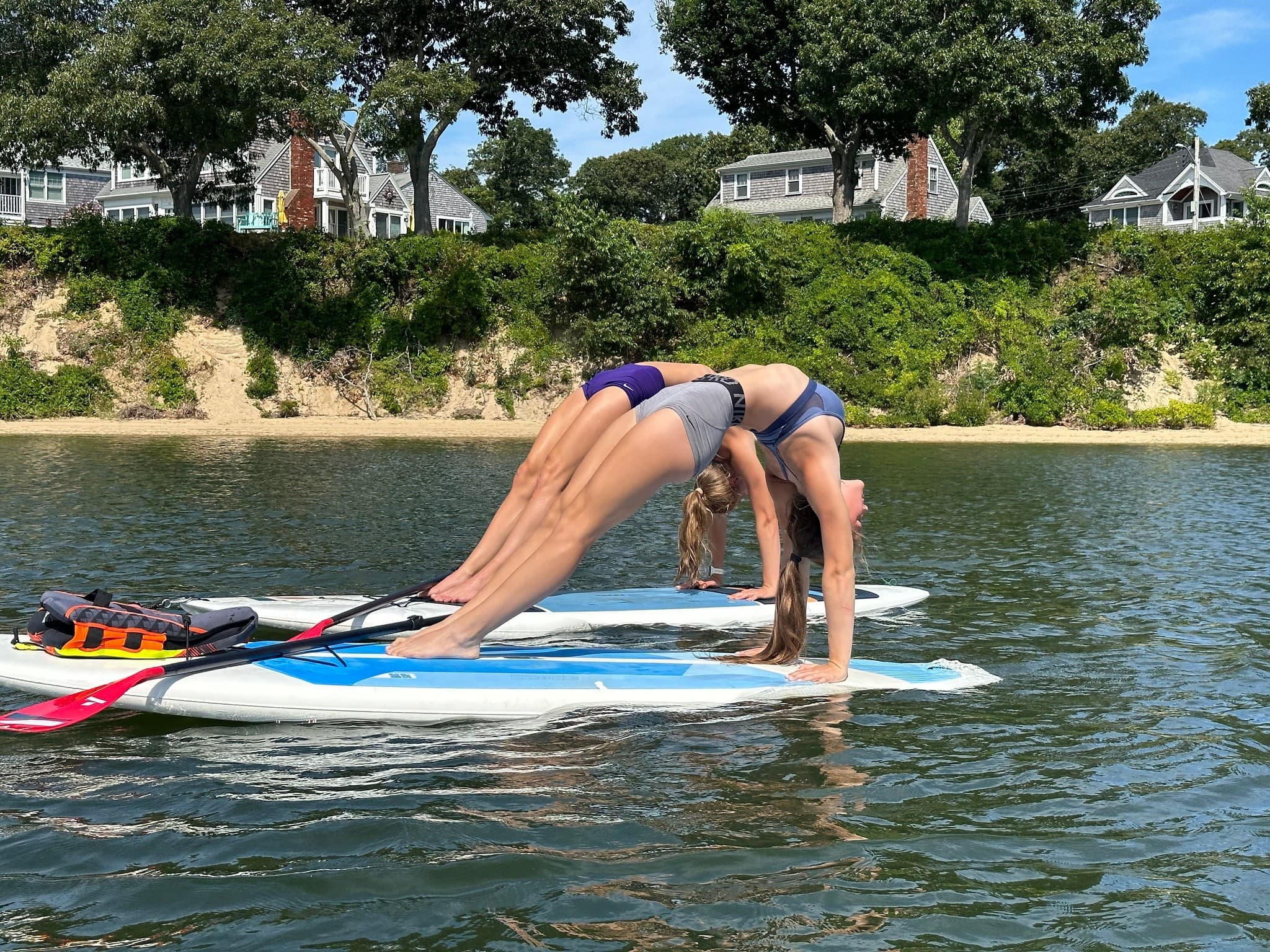 SUP Yoga on Mashpee Salt Marshes: 90-Minute Stand-Up Paddle Flow photo 4