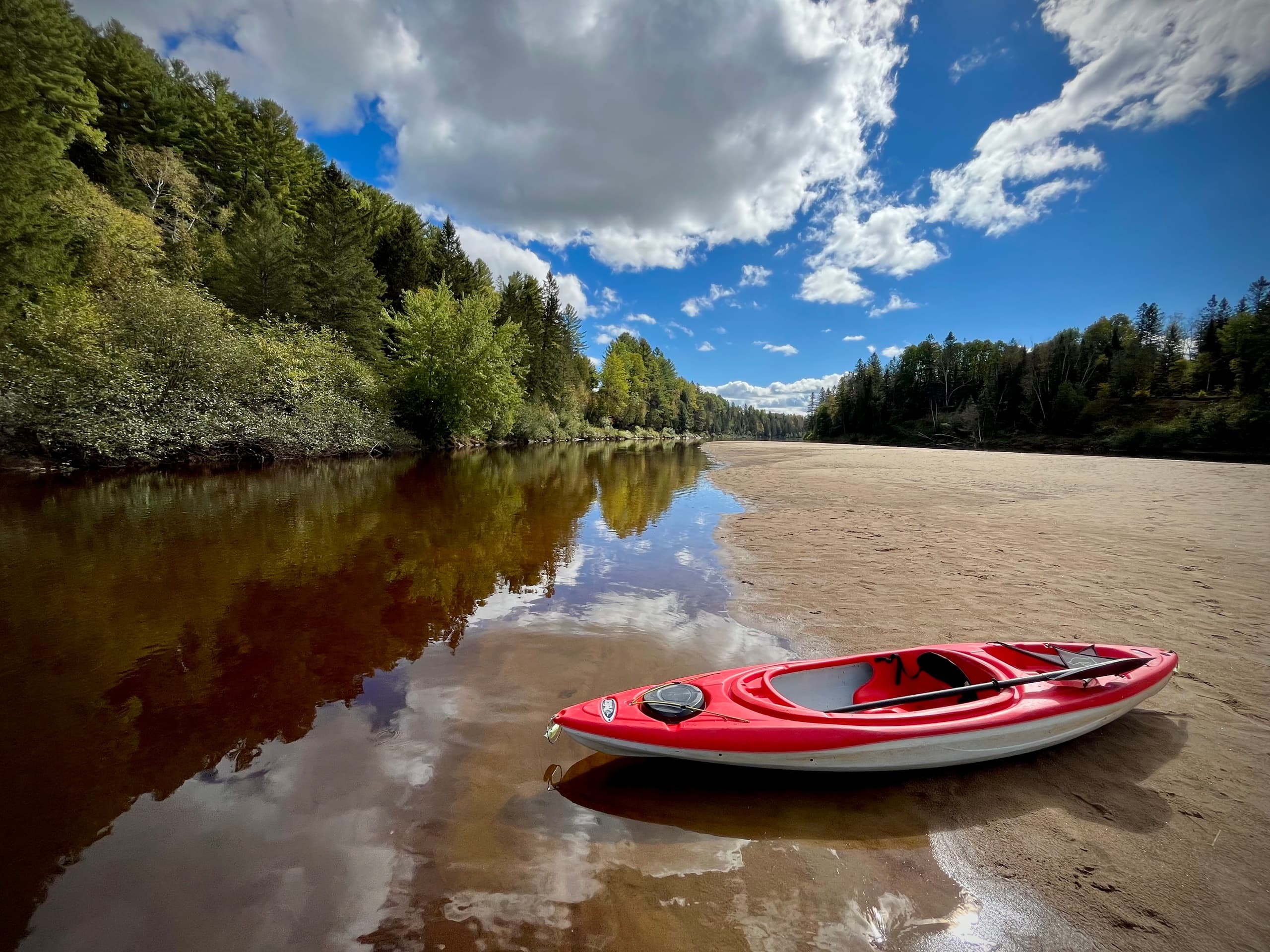 Calm Kayaking Adventure with Kayak & Cabana on Rouge River