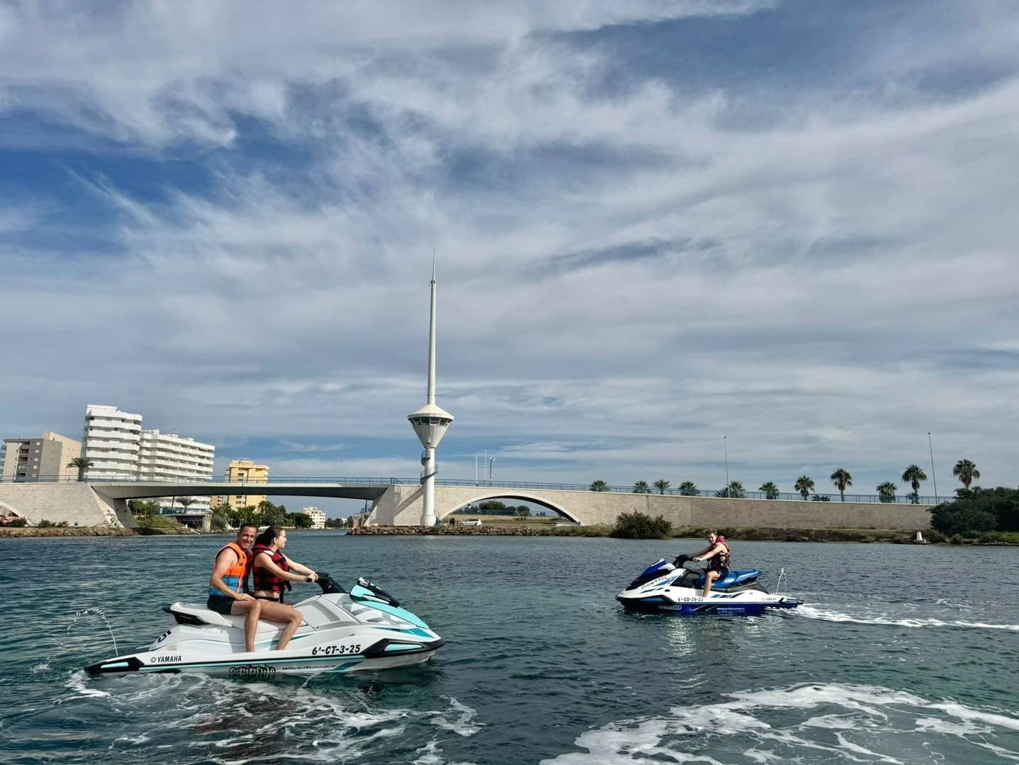 Jet-Ski the Mar Menor: 45-Minute Rush from Playa de La Mota to La Manga photo 1