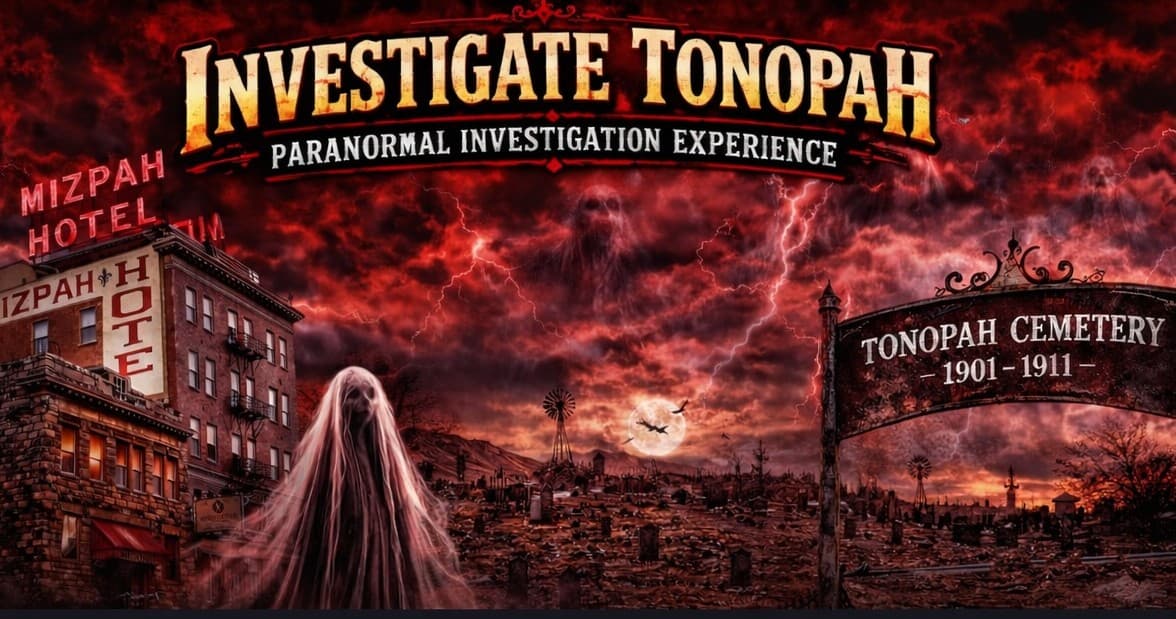 Night Investigation in Tonopah: Mizpah Hotel & Old Cemetery Paranormal Experience