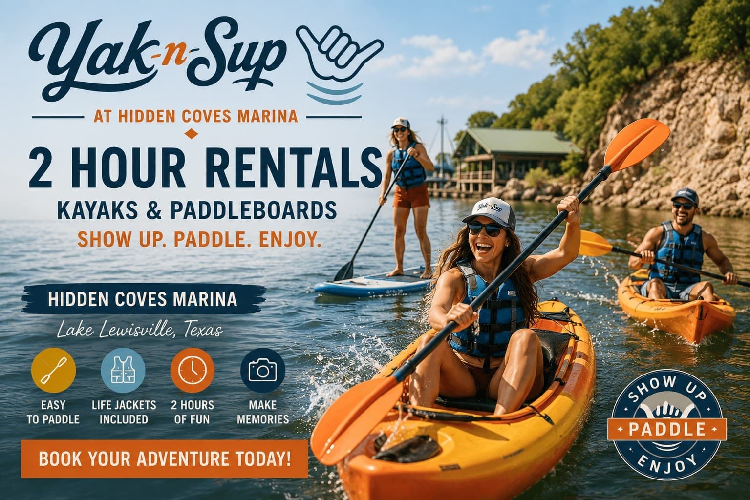 Paddle Canyon Lake: Yak N Sup 2 Hour Rentals on Arizona’s Glassy Water