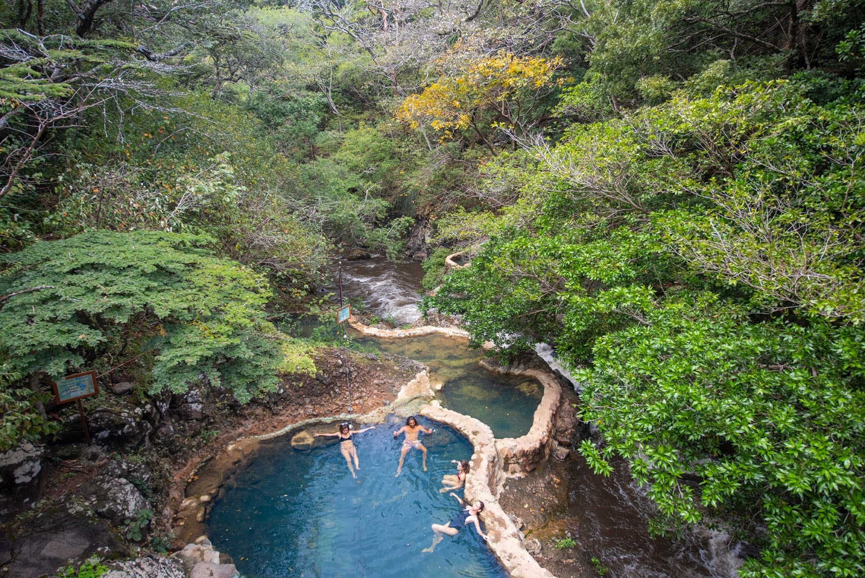 Volcanic Hot Springs & Waterfall Tour at Hacienda Guachipelin
