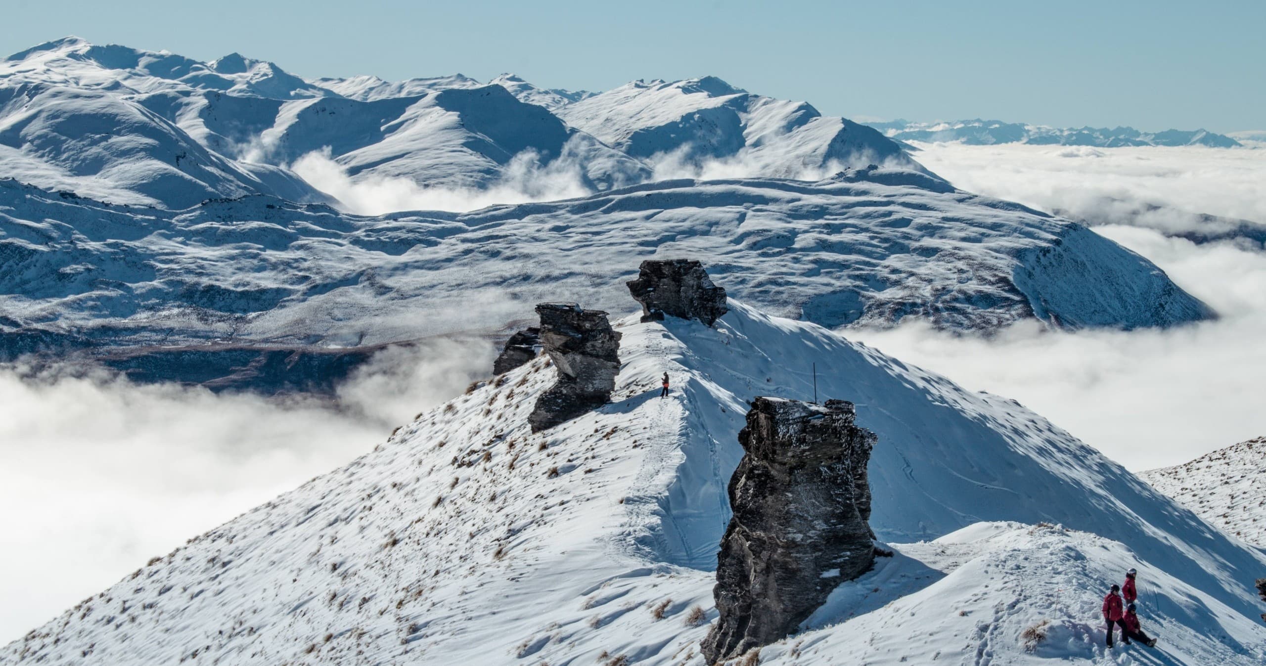 Snow Sightseeing on Coronet Peak with Serious Fun Riverboarding