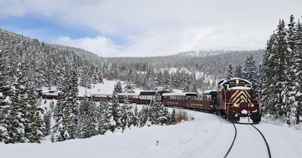 Winter Rail Ride in Leadville with Leadville Colorado & Southern Railroad
