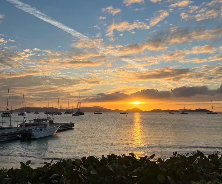 USVI Private Sunset Boat Tour in St. Thomas Estate Bovoni