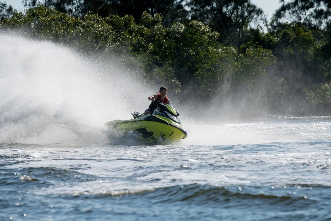 Jet Ski River Circuit at Noosa Watersports, Queensland