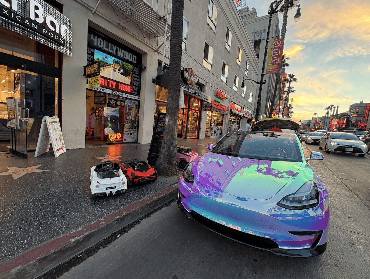 Electric Car Ride & Hollywood Sights with Ride Like A Star in Los Angeles
