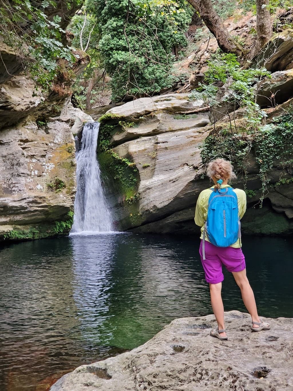 Gerolimni Waterfall River Trekking — Refreshing Half-Day Adventure in Andros