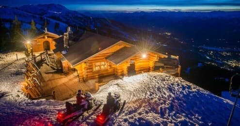 Winter Snowmobiling & Fondue Experience at Blackcomb Mountain | Canadian Wilderness Adventures