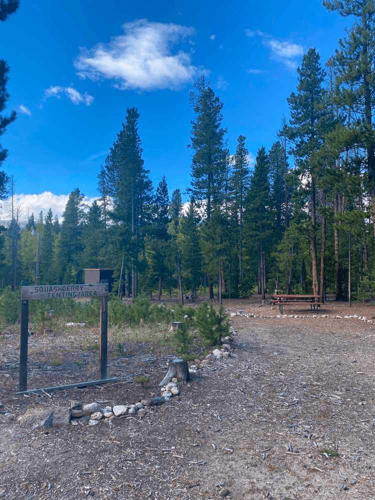 Squashberry Tent Camping Adventure in Bellvue, Colorado