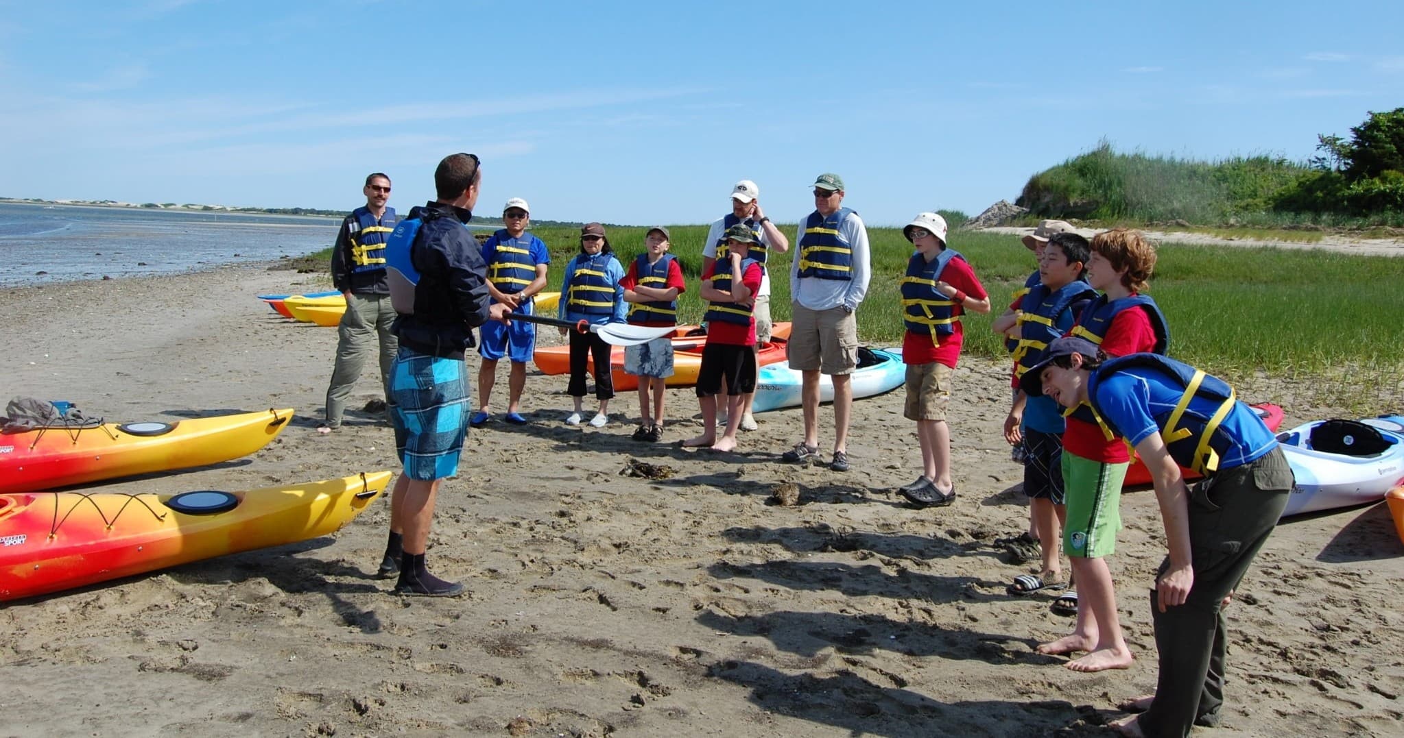 Beginner Kayaking with RideAway Adventures in Sandwich, MA