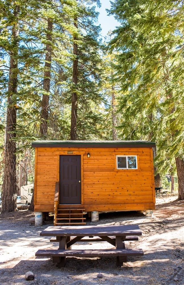 Hiker Cabin Stay at Mammoth Lakes’ Red's Meadow Resort