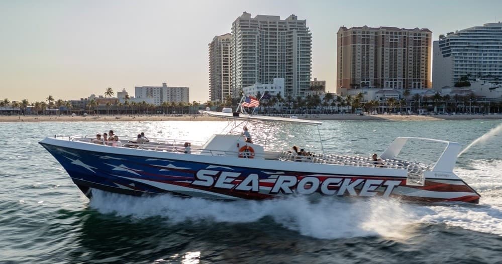 Sip, Sail, and Soak Up Fort Lauderdale’s Stunning Coastline on the Sea Rocket Happy Hour Cruise