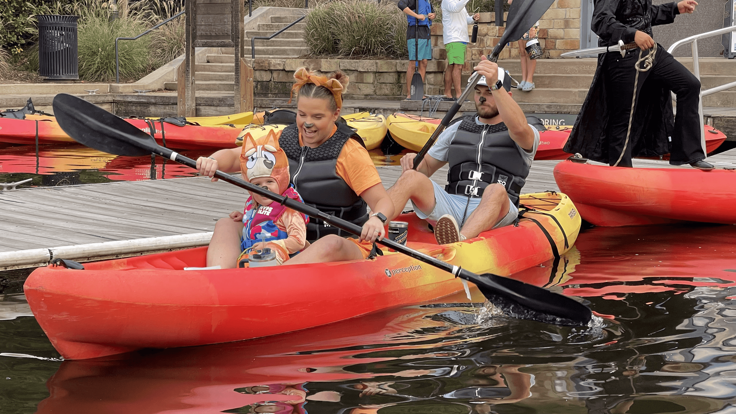 Tandem Trick or Treat Kayak Adventure in The Woodlands, TX