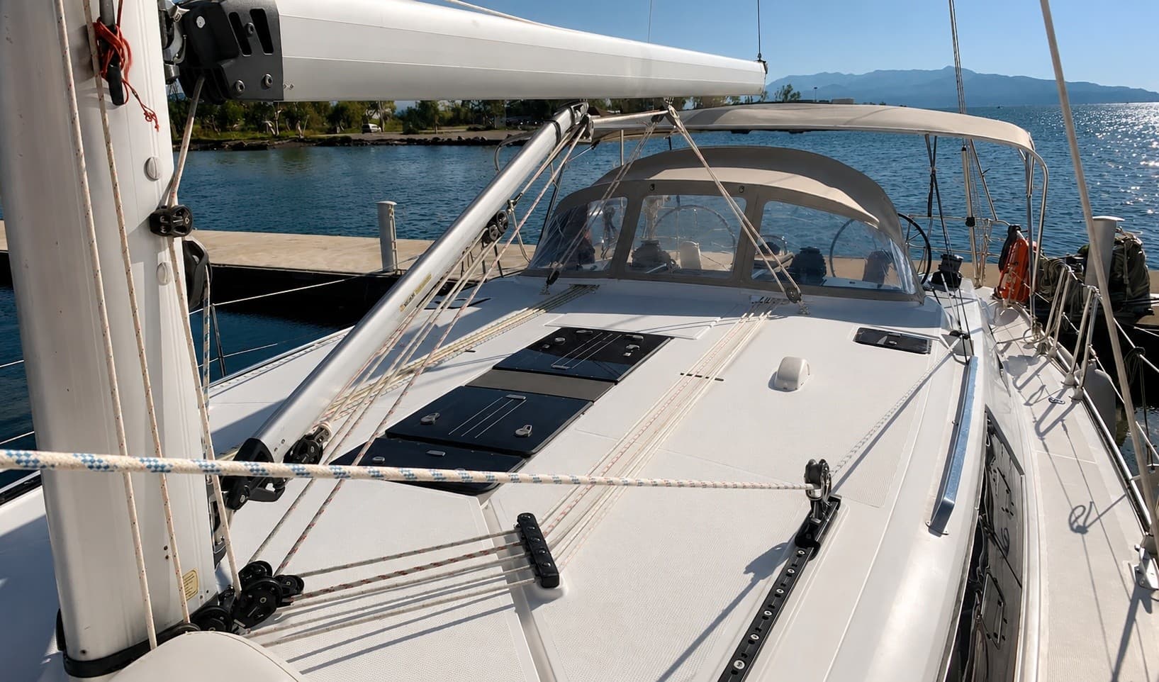 Sail Hidden Ionian Coves: Private Bavaria Day Cruise to Kalamos & Meganisi