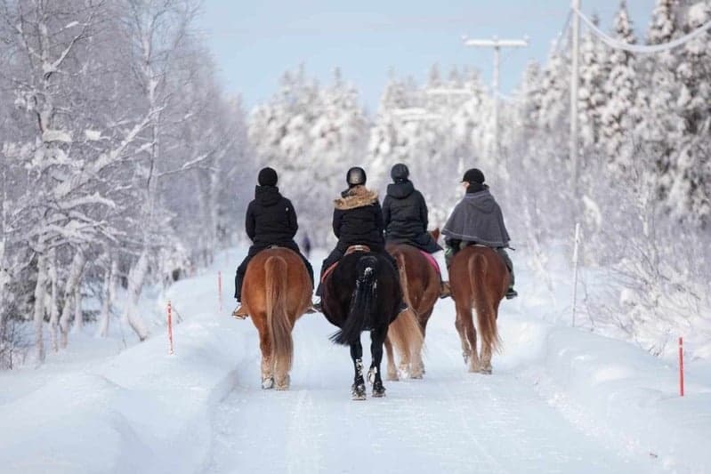 Lapland Trail Riding with Off-Piste Adventures Oy