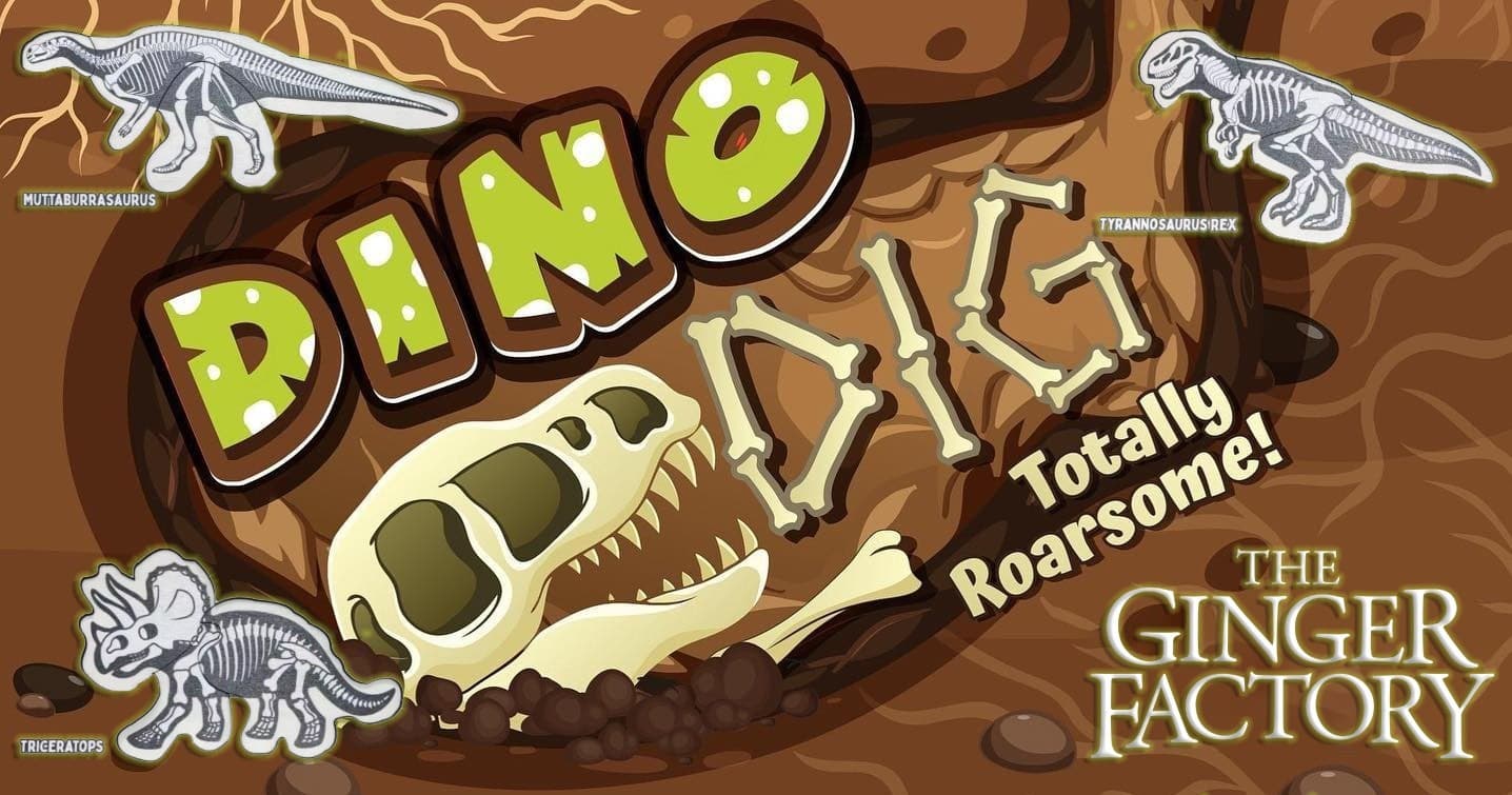 Dino Dig Adventure for Kids at The Ginger Factory