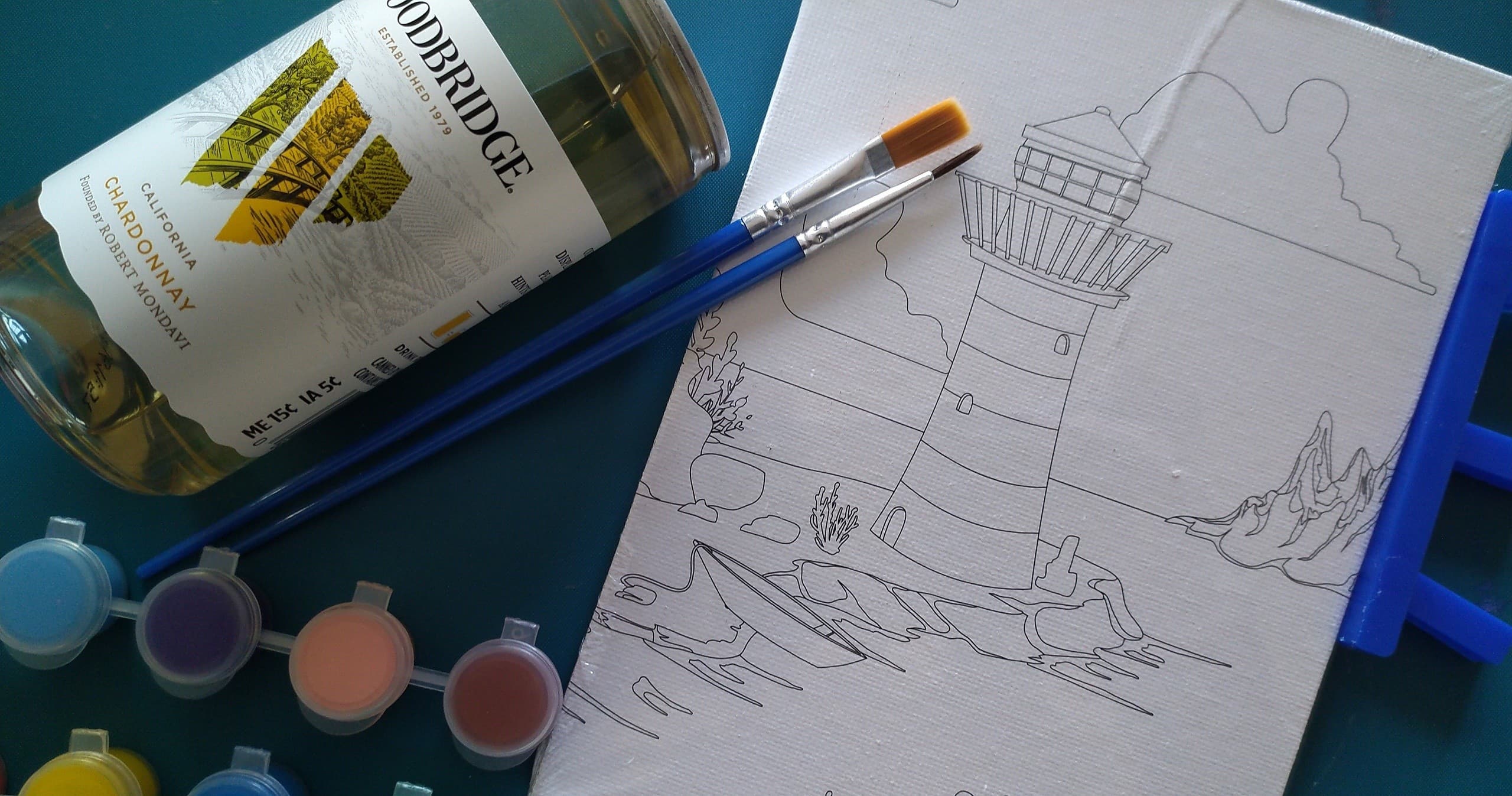Sip & Paint Art Classes with Drink in Meredith NH
