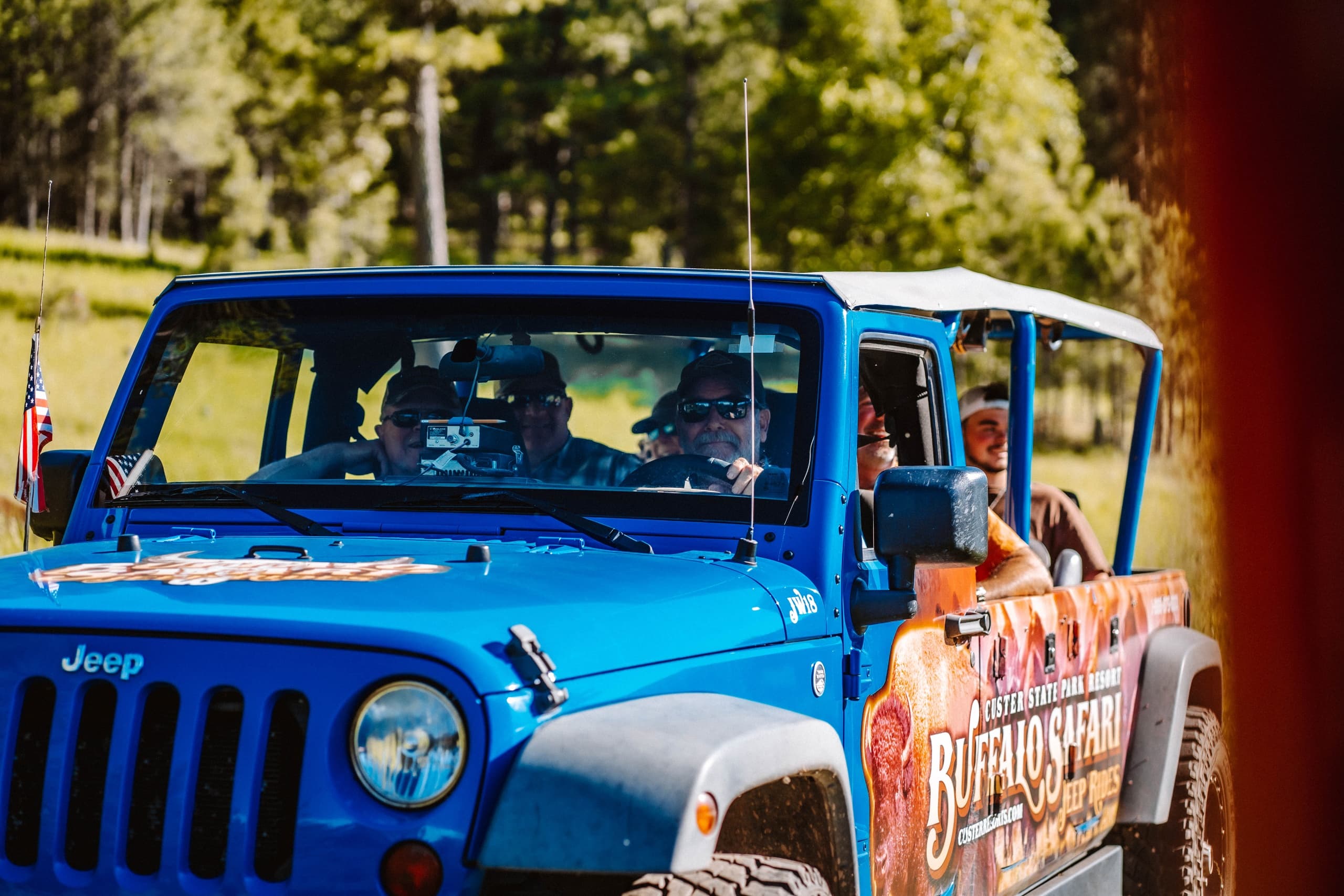 Private Buffalo Safari Jeep Tour in Custer, SD