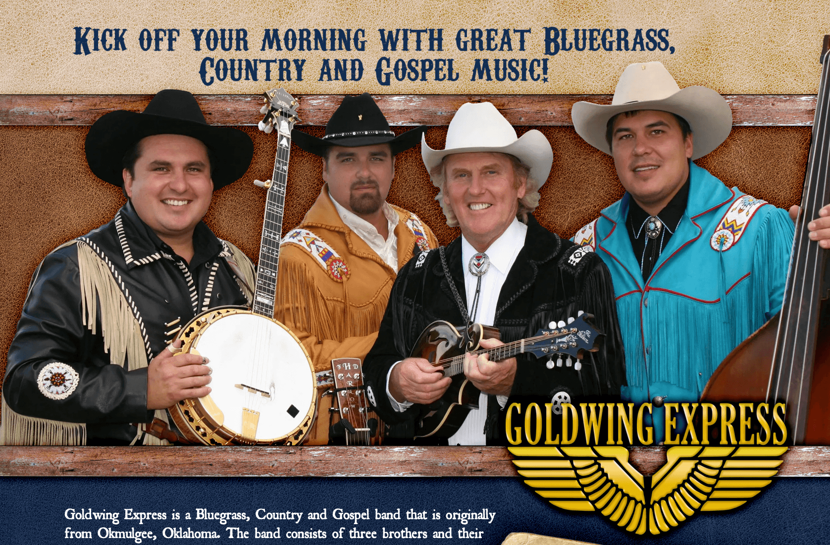 Experience Authentic Bluegrass at Goldwing Express Morning Show in Branson, Missouri