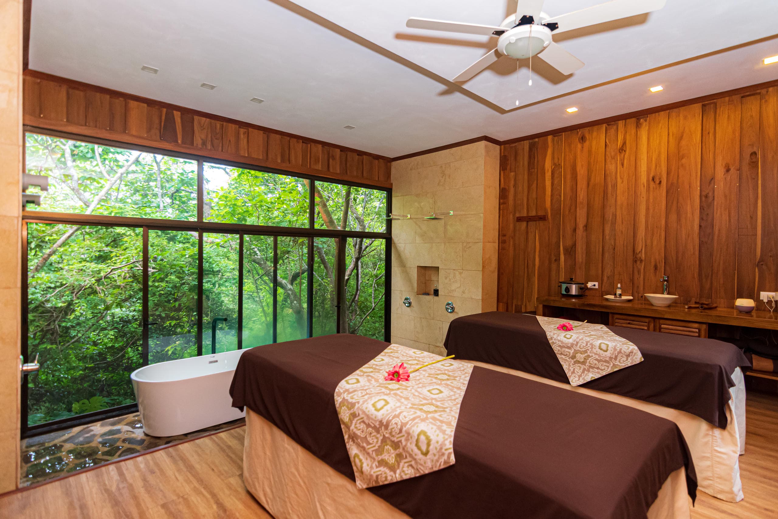 Magnesium Massage at Hacienda Guachipelin, Costa Rica
