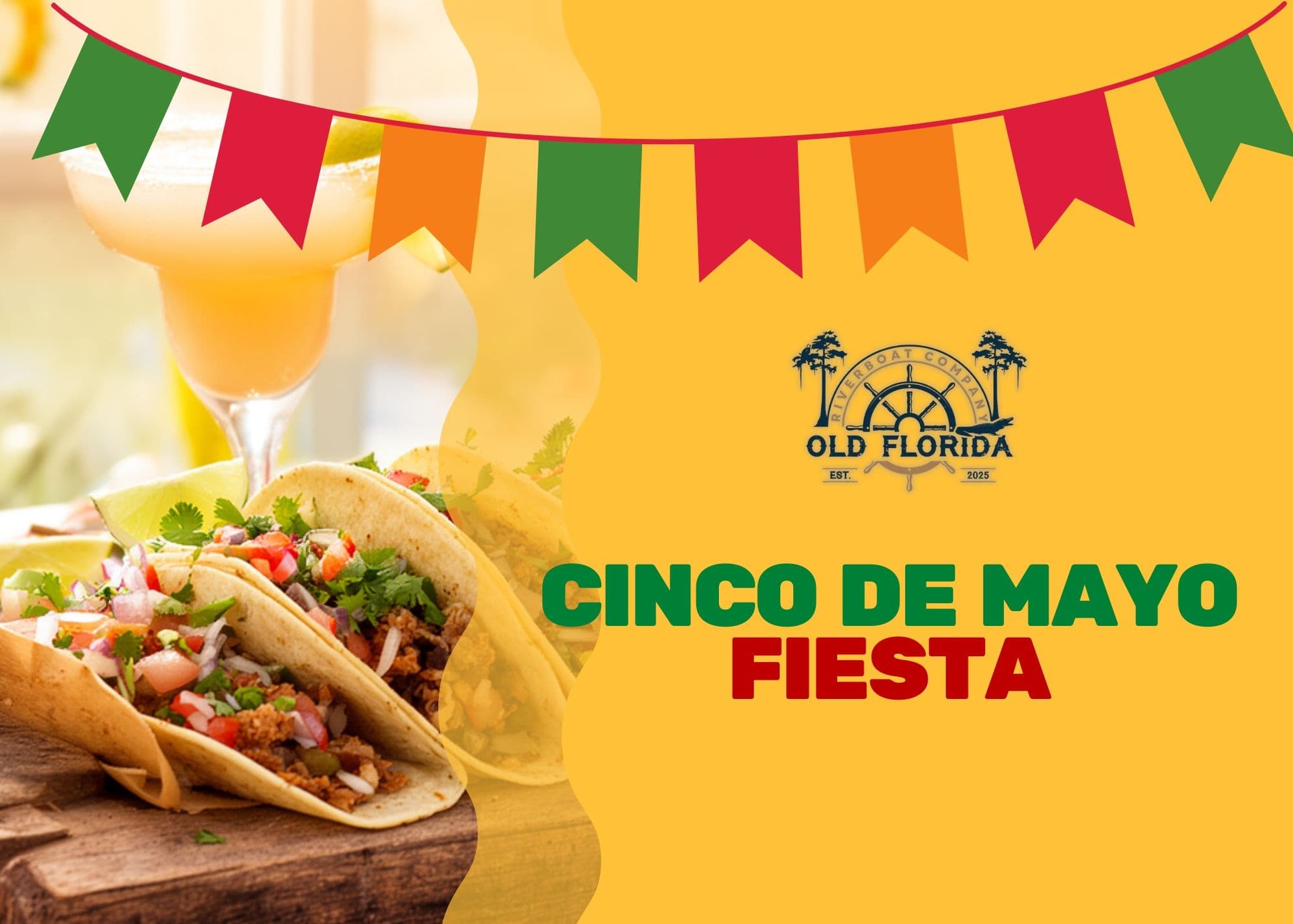Cinco de Mayo Tacos & Margaritas Cruise on the Lillie — St. Cloud Riverboat Fiesta