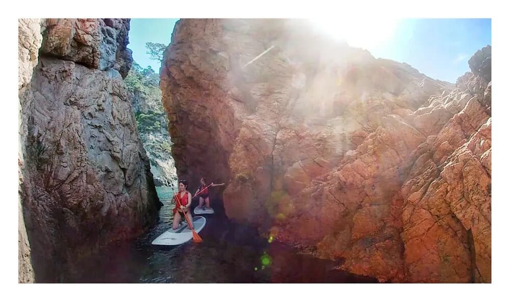Glide the Hidden Coves of Cala Giverola - Guided SUP from Tossa de Mar photo 1