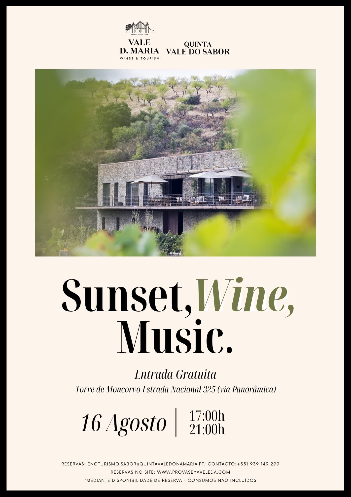 Wine & Sunset in Douro at Quinta Vale do Sabor