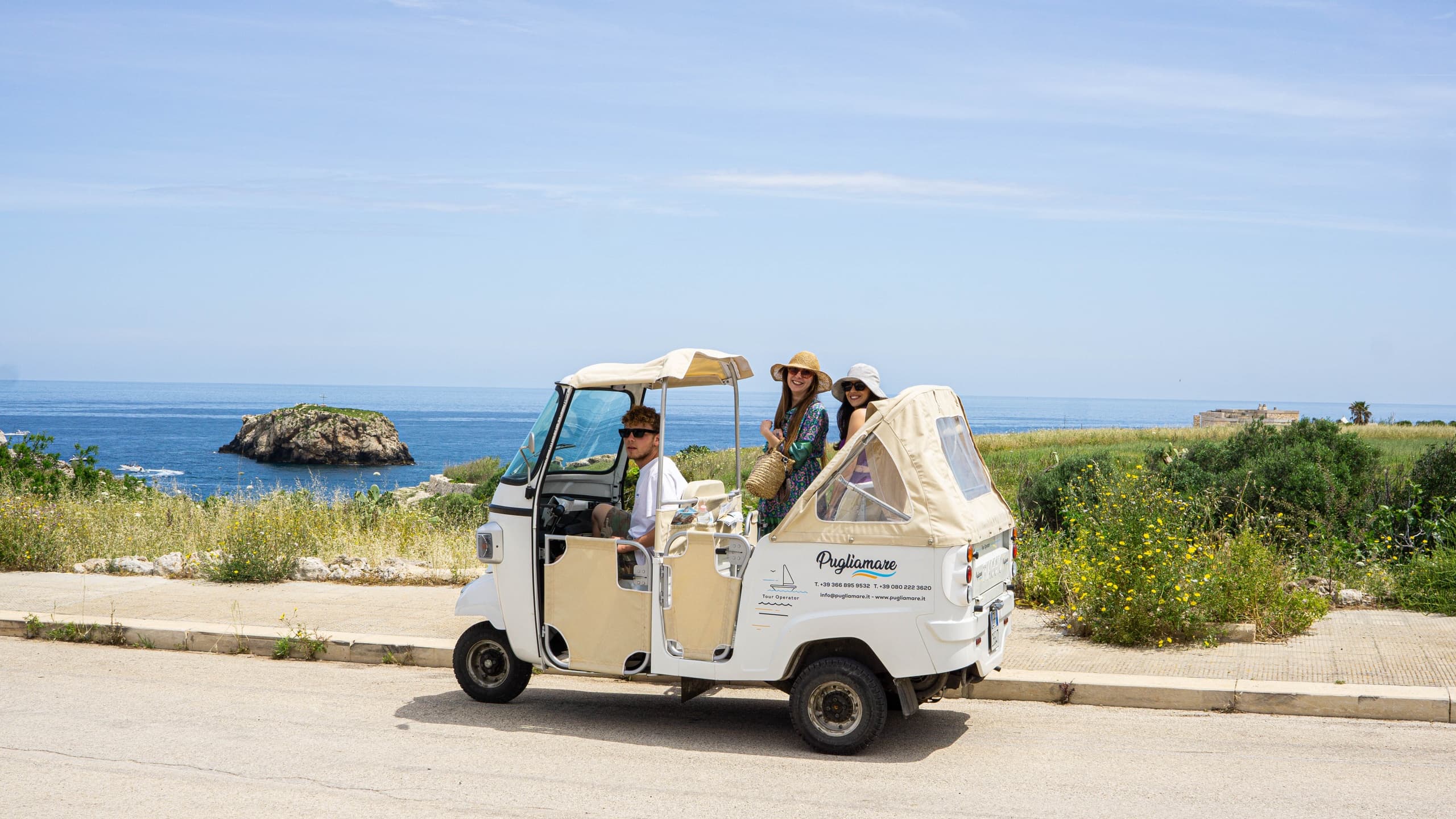 Explore Polignano a Mare’s Scenic Beauty on a 60-Minute Ape Calessino Tour