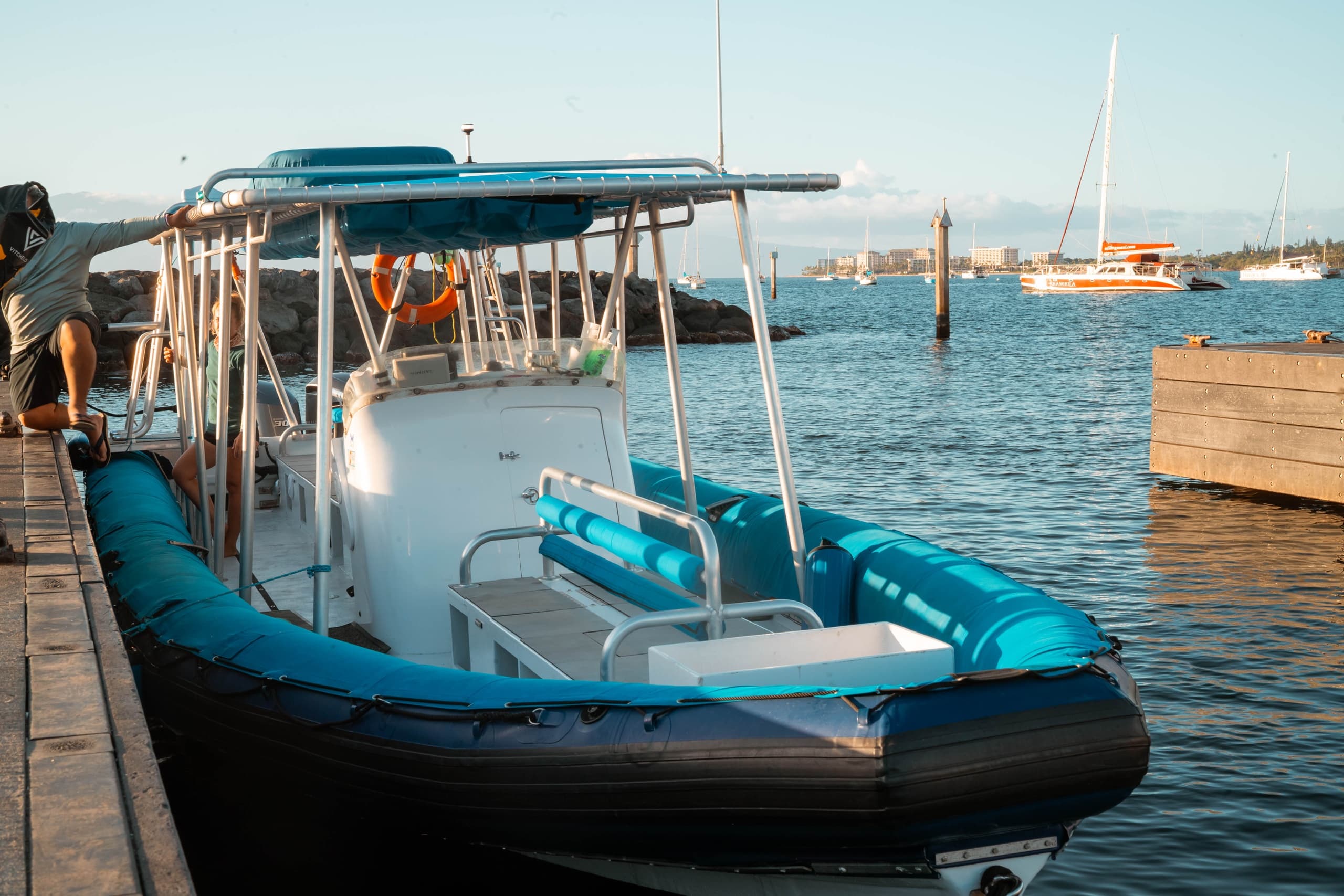 Explore Maui’s Coastline with an Hourly Private Zodiac Raft Charter