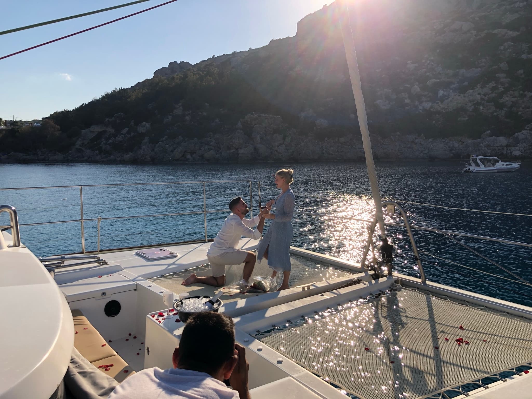 Sunset Sailing with Catamaran Cruises Rhodes in Rhodes