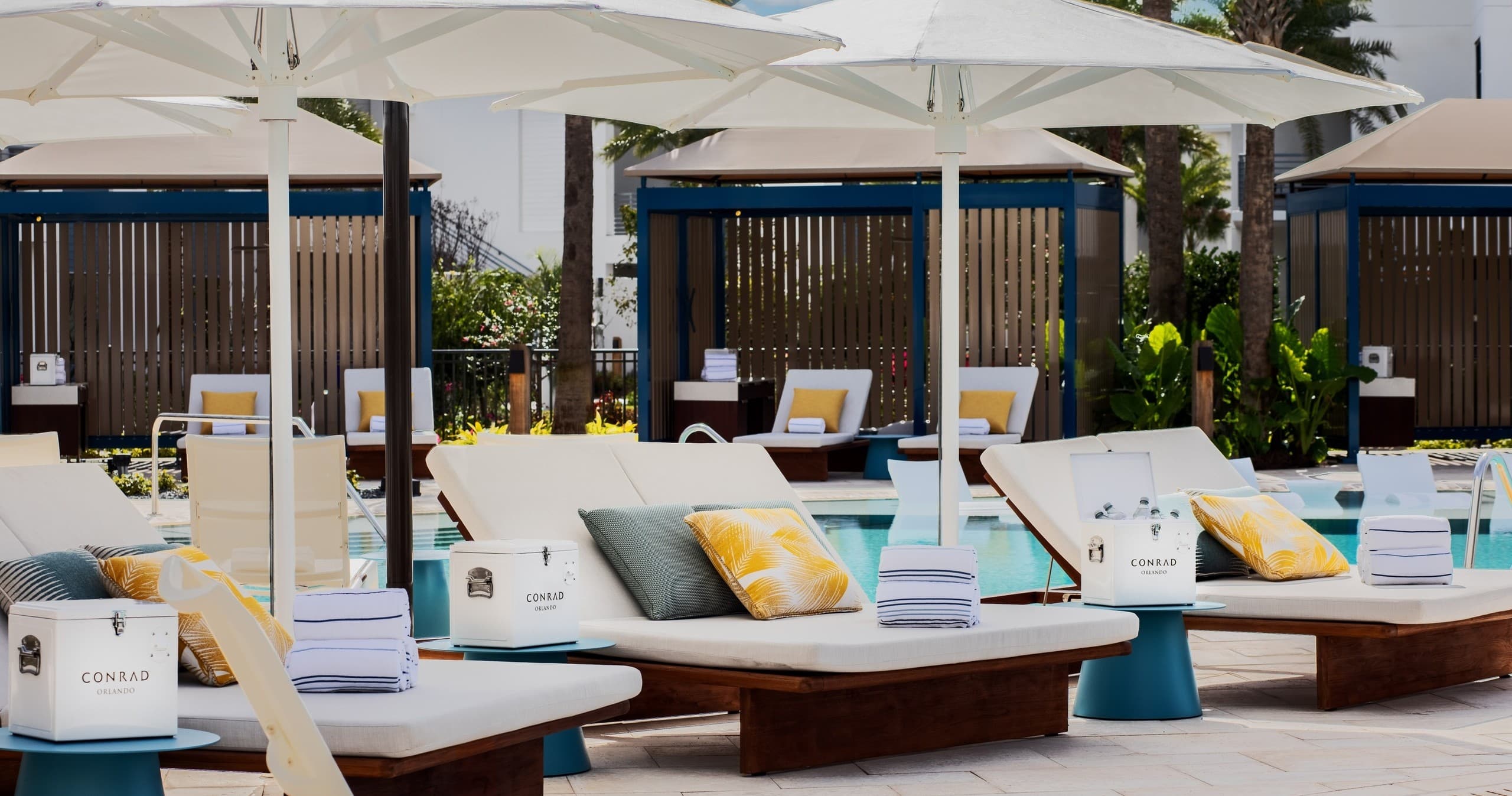 Water-Activities at Conrad Orlando: Poolside Daybeds Experience
