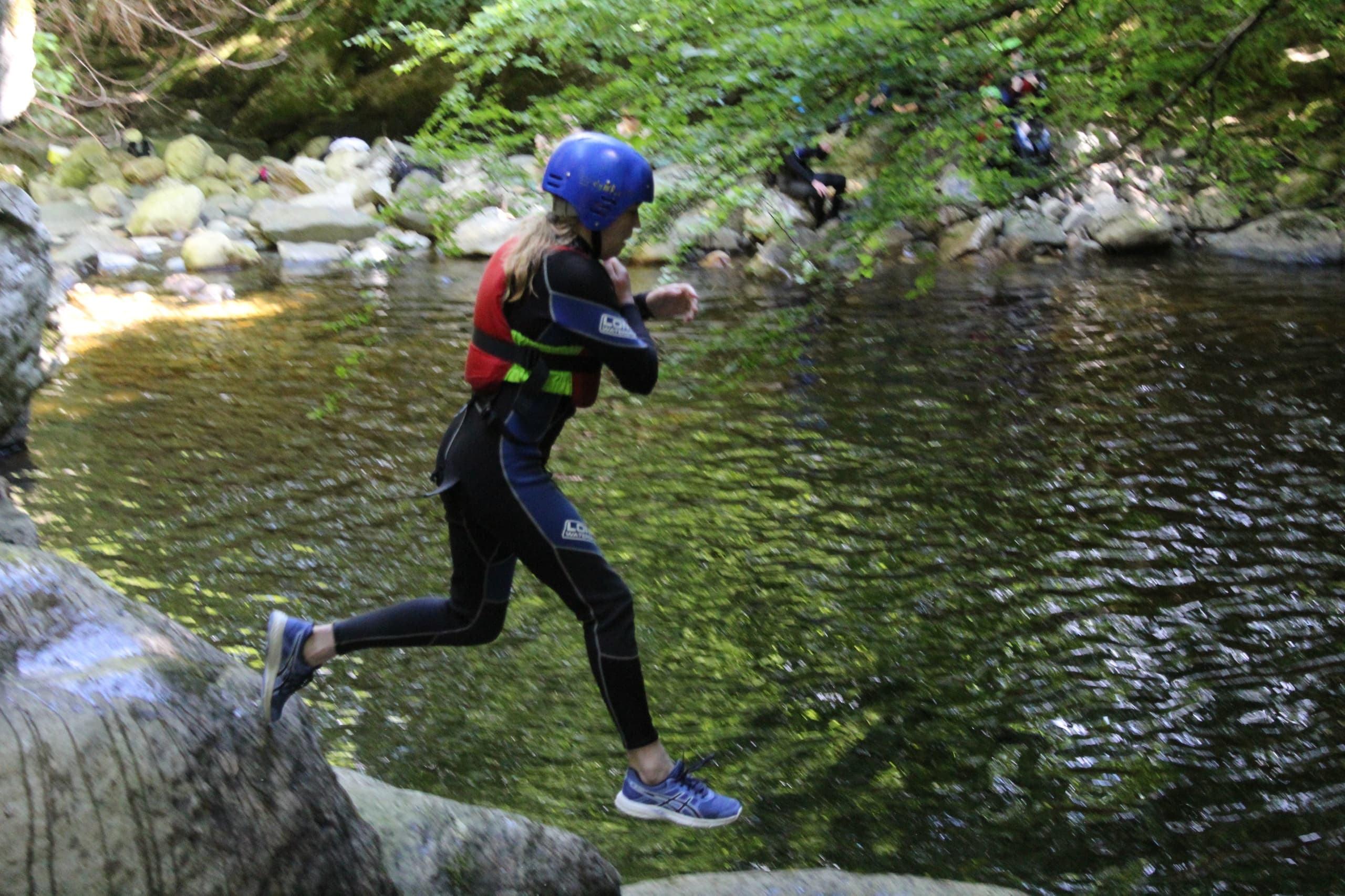 Keltneyburn Falls Canyoning with Splash Rafting in Perthshire