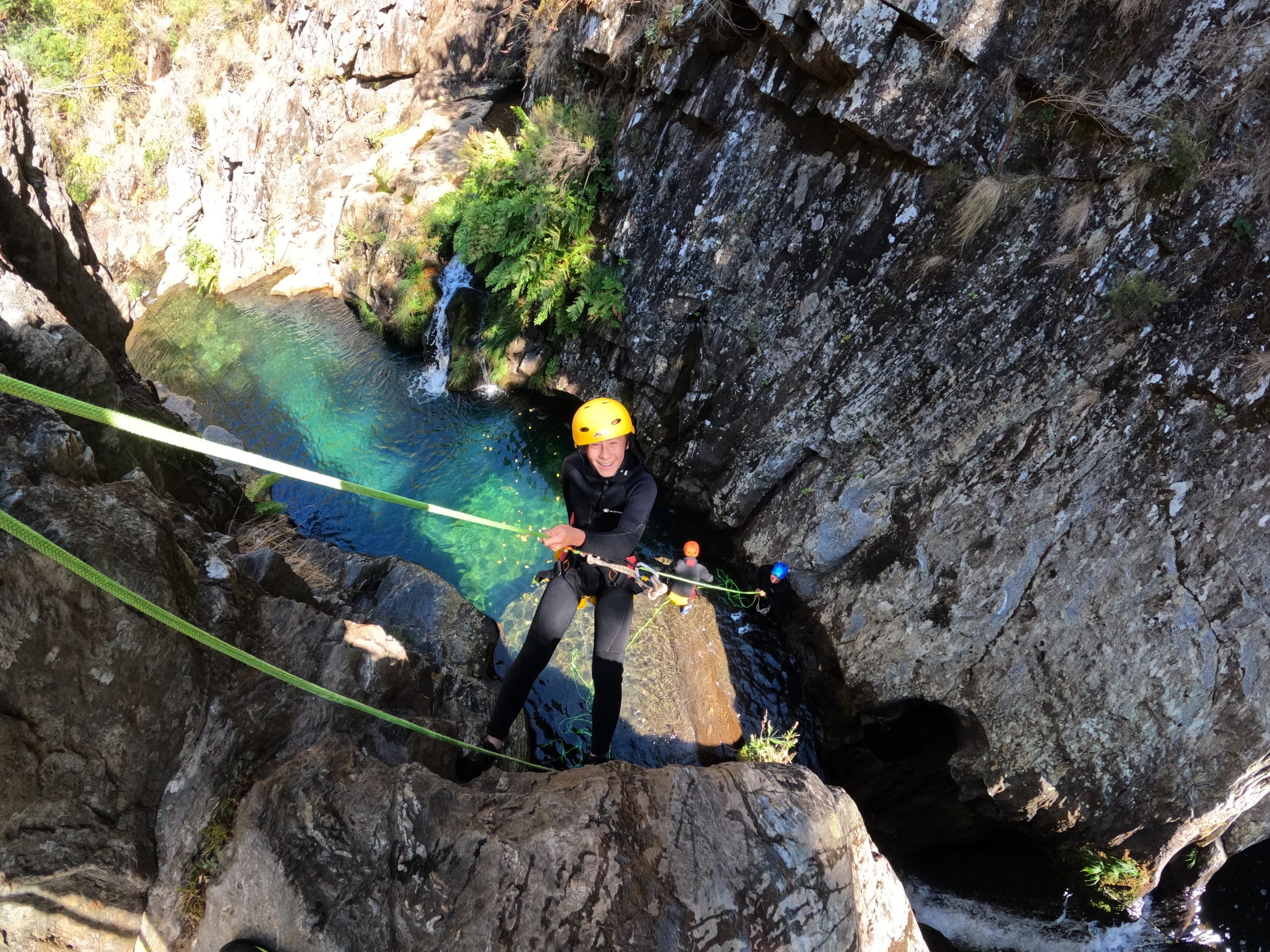 Canyoning with NaTour Way in Cabreiros, Portugal