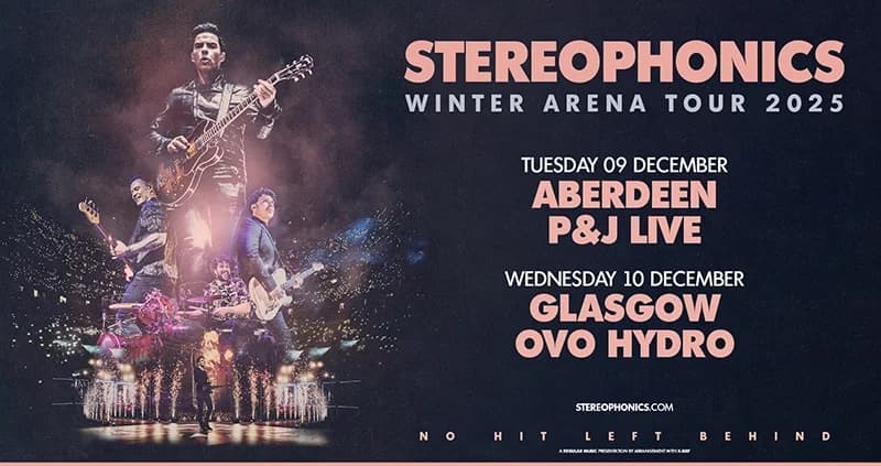 Experience Stereophonics Live at Glasgow’s OVO Hydro with Ferguson’s Coaches