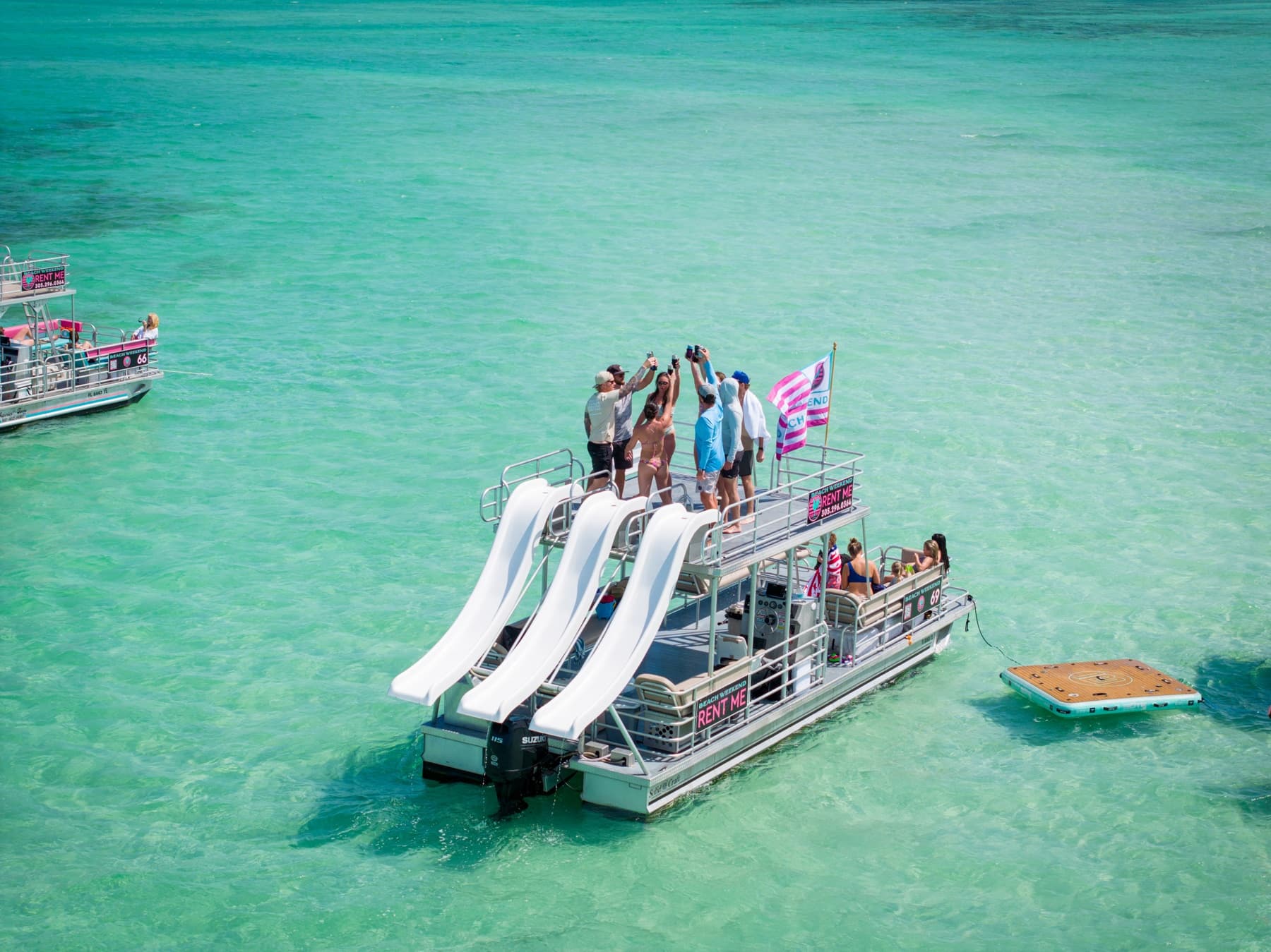 30' Double Decker Pontoon Adventure in Stock Island, FL