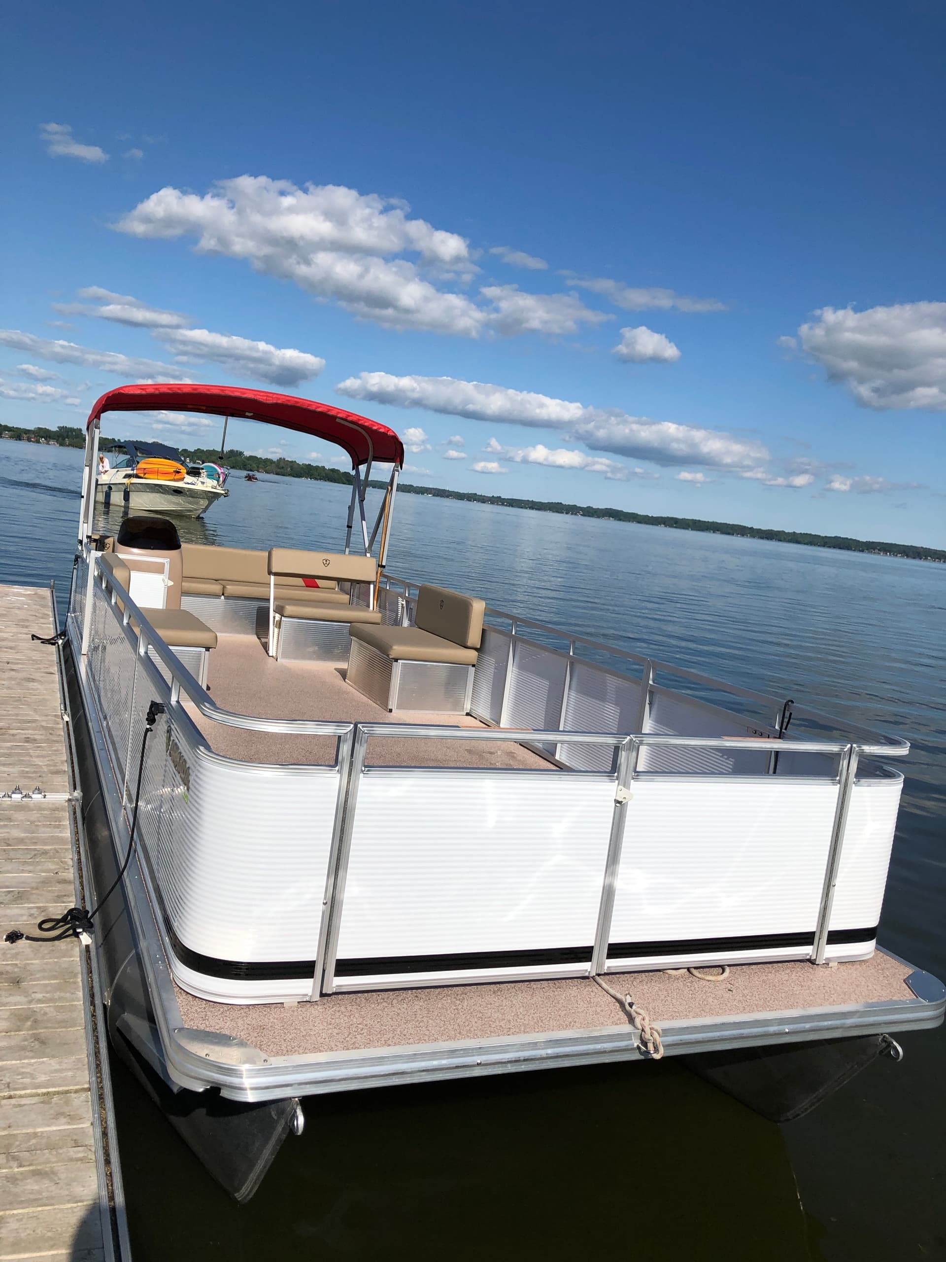Water Activities: Pontoon Rental at Scugog Island Marina
