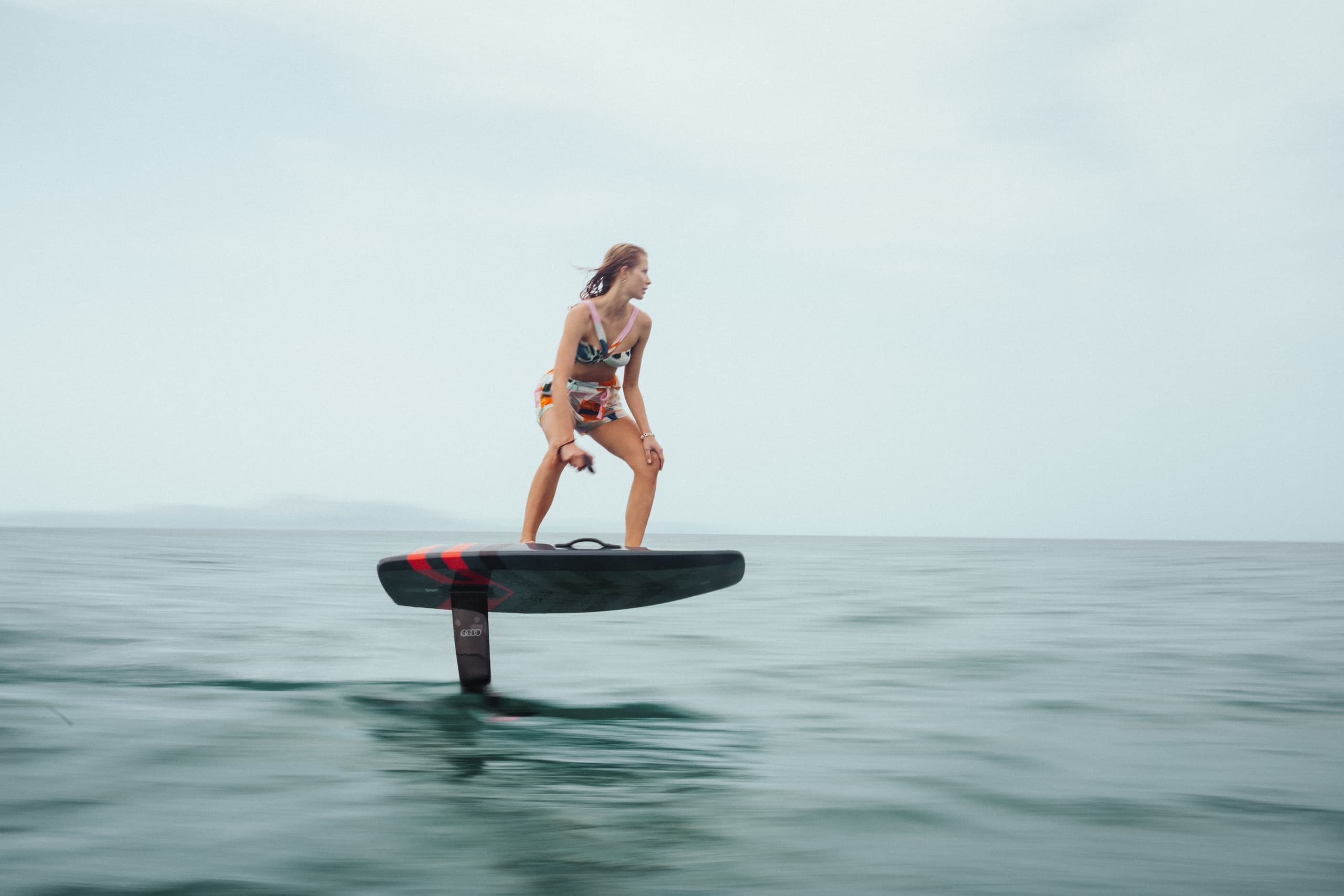 Waterfoil Training with Aerofoils in Camp de Mar, Mallorca