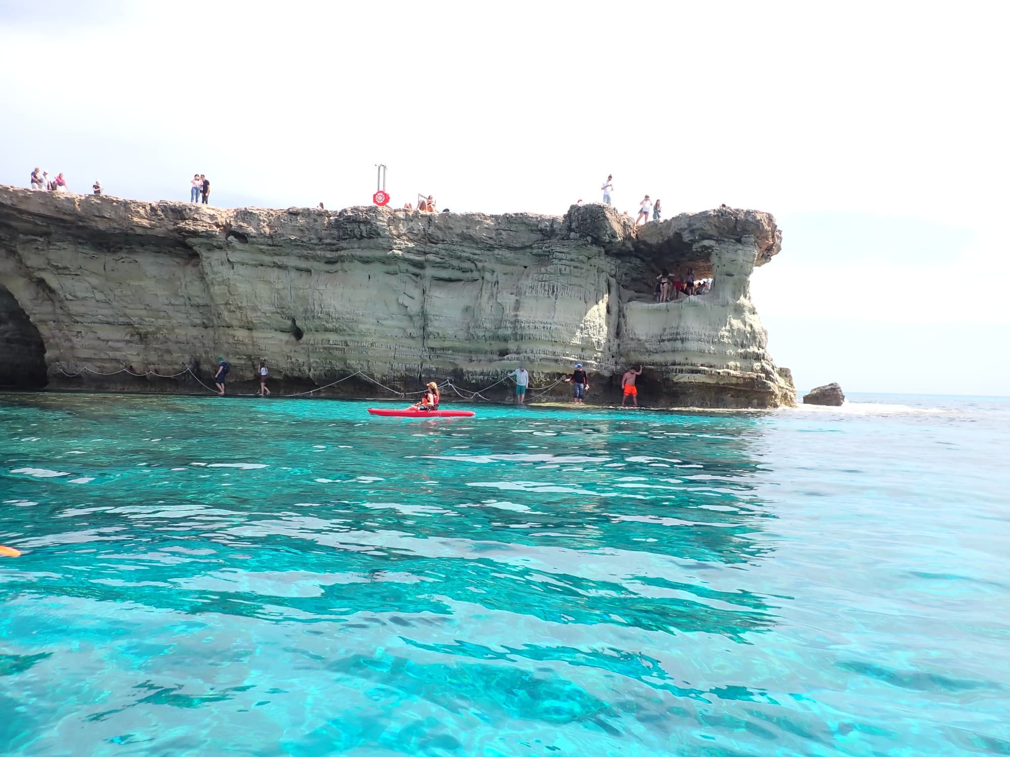 Sea Kayaking Adventure at Cape Greko Caves with Cyprus Walks