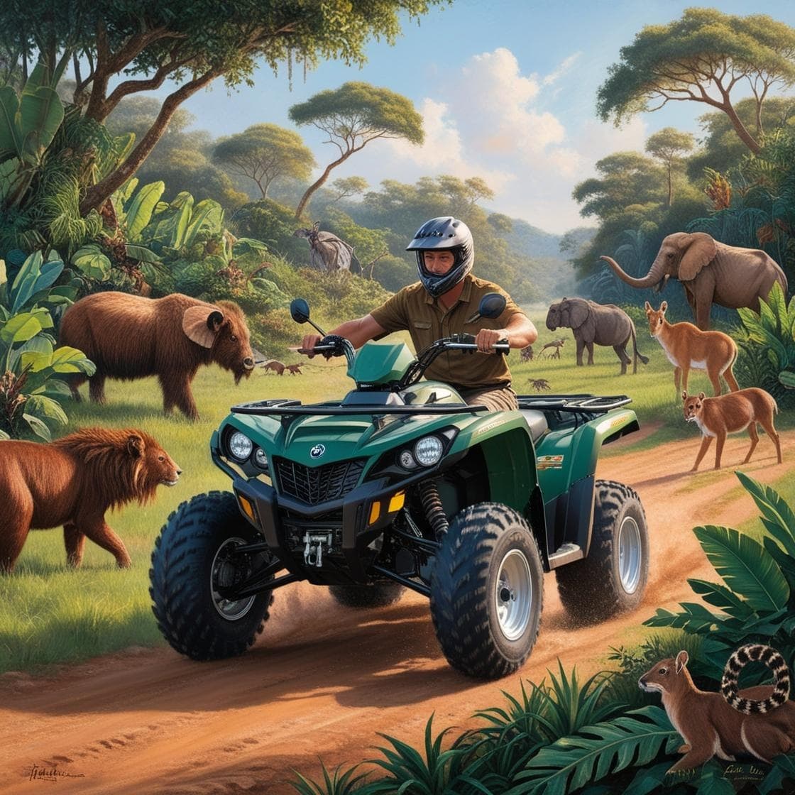 Exotic Wildlife ATV Tour in Miami: Off-Road Thrills Meet Up-Close Animal Encounters